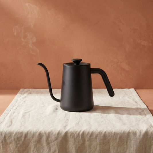 Brown Skin Coffee Gooseneck Kettle