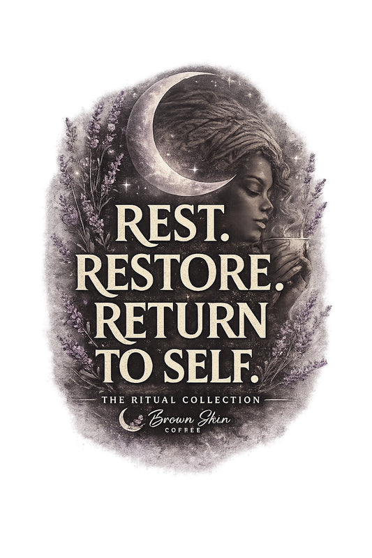 Rest. Restore. Return to Self. 20oz stainless travel tumbler