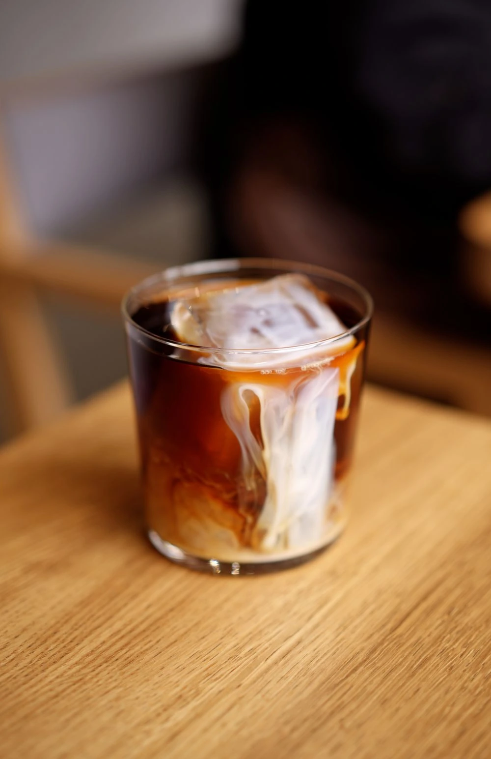 Representative iced coffee drink stock photograph